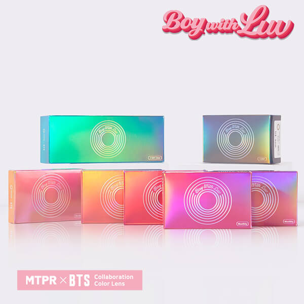 BTSカラコン！「MTPR×BTS」マンスリーカラコンBoy With Luvシリーズランダムフォトカードプレゼント