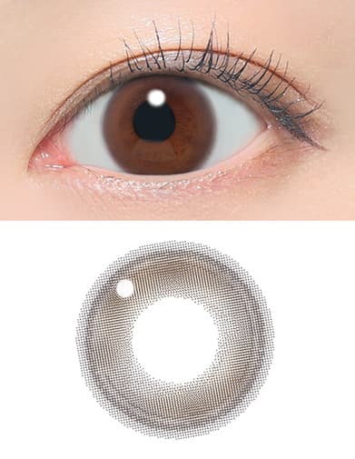 ReVIA(レヴィア)ワンデーサークル 10枚入ヌイブラウン