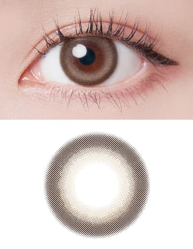 キム・ミンジュイメージモデルカラコン「ワナフ（WANAF）」ブリスオーラ