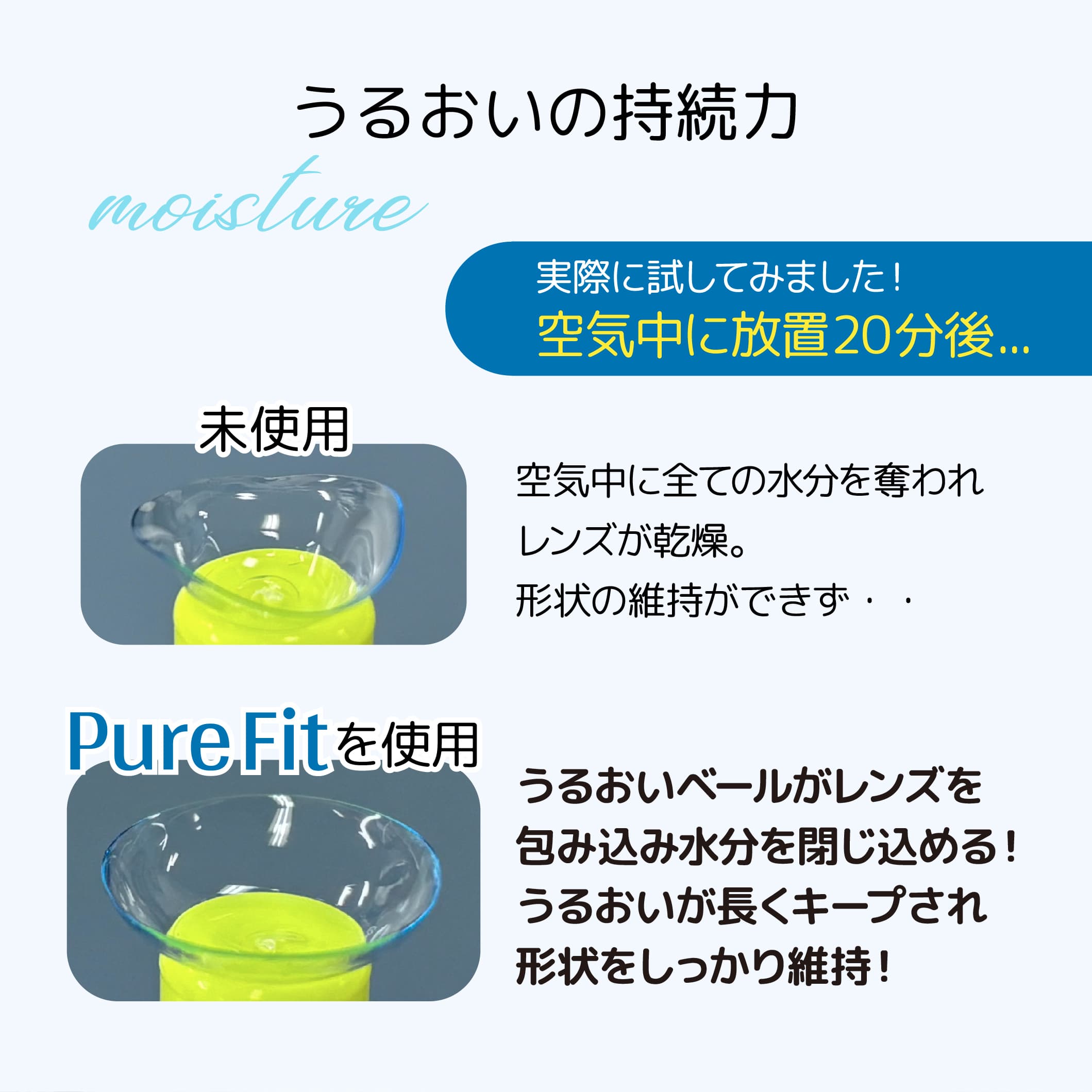 ピュアフィット15ml（カラコン装着液）すべてのコンタクトレンズに使用可能なコンタクト装着液