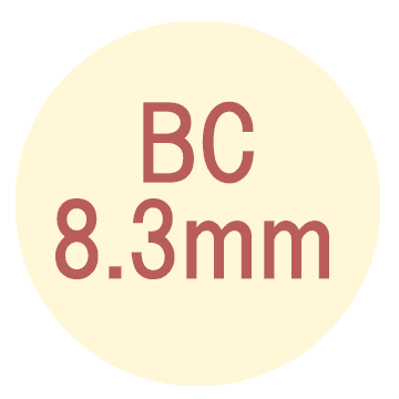 ベースカーブBC8.3mm