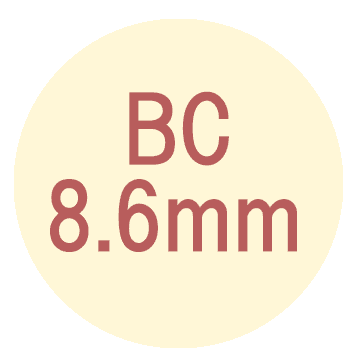 ベースカーブBC8.6mm