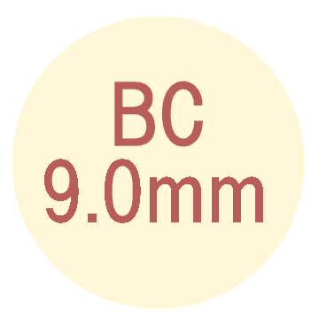 ベースカーブBC9.0mm