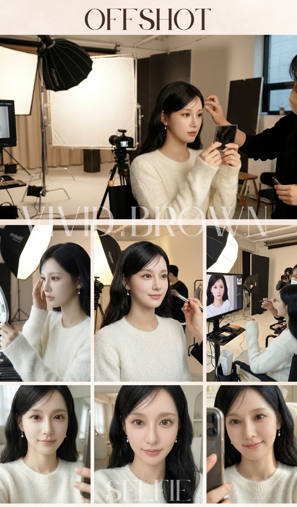 エンジェルアイズワンデーの「ヴィヴィッドブラウン」はシアーカラーが瞳に馴染み、優しい雰囲気の目元に-茶カラコン-サークルレンズ