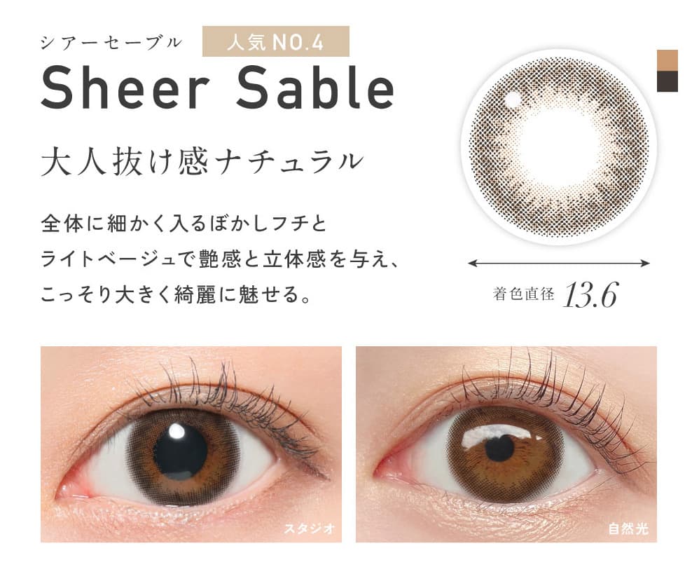 LE SSERAFIM-キムチェウォンイメージモデル就任！レヴィアワンデーカラーシアーセーブル詳細