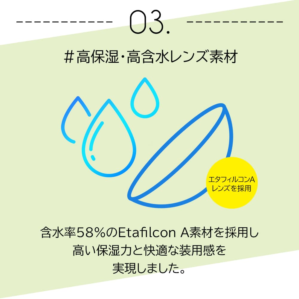 ピュアアイズワンデーマルチフォーカルは加入度数（ADD）3種類61度数から選べる遠近両用コンタクト（老眼）