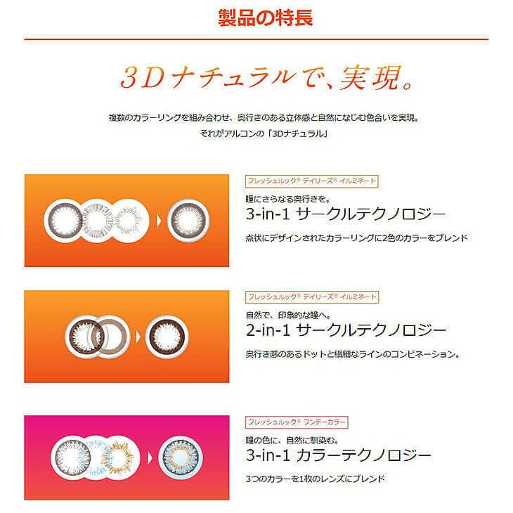 フレッシュルックワンデーカラー 10枚入 