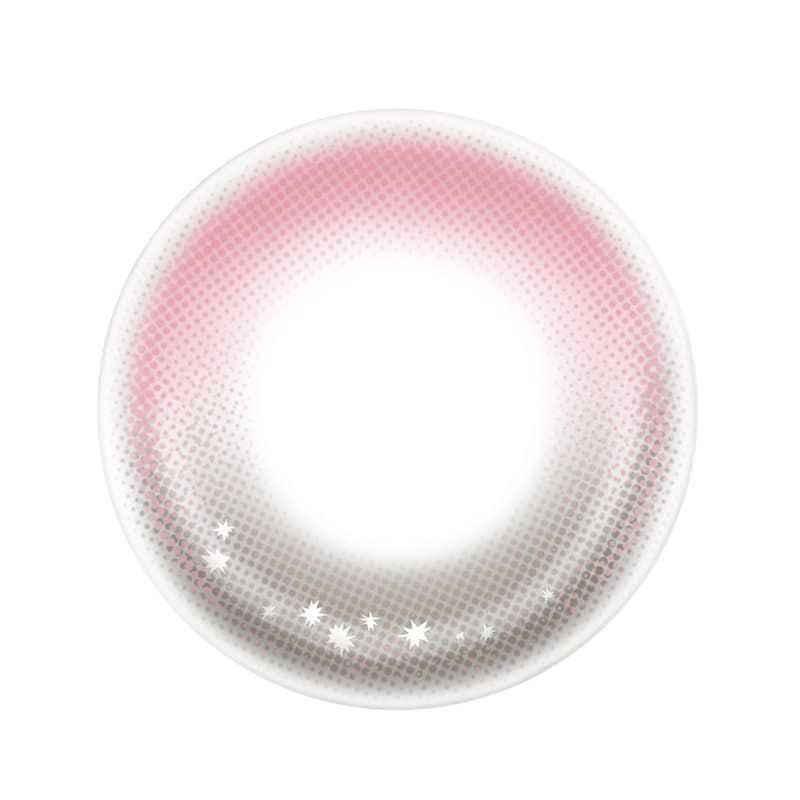 ヒロインメイクワンデーUVM-煌きピンクブラウン-レンズ画像-ワンデーカラコン
