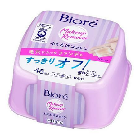 ビオレ ふくだけコットン 本体 46枚 花王【メイク落とし