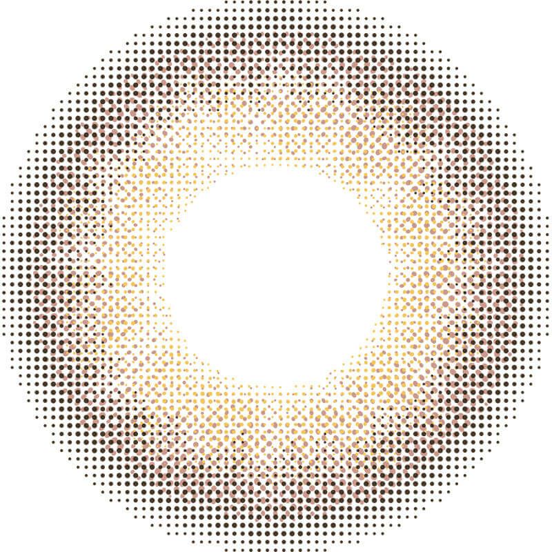 ピンクベージュ-レンズ画像-シークレットキャンディーマジックワンデー