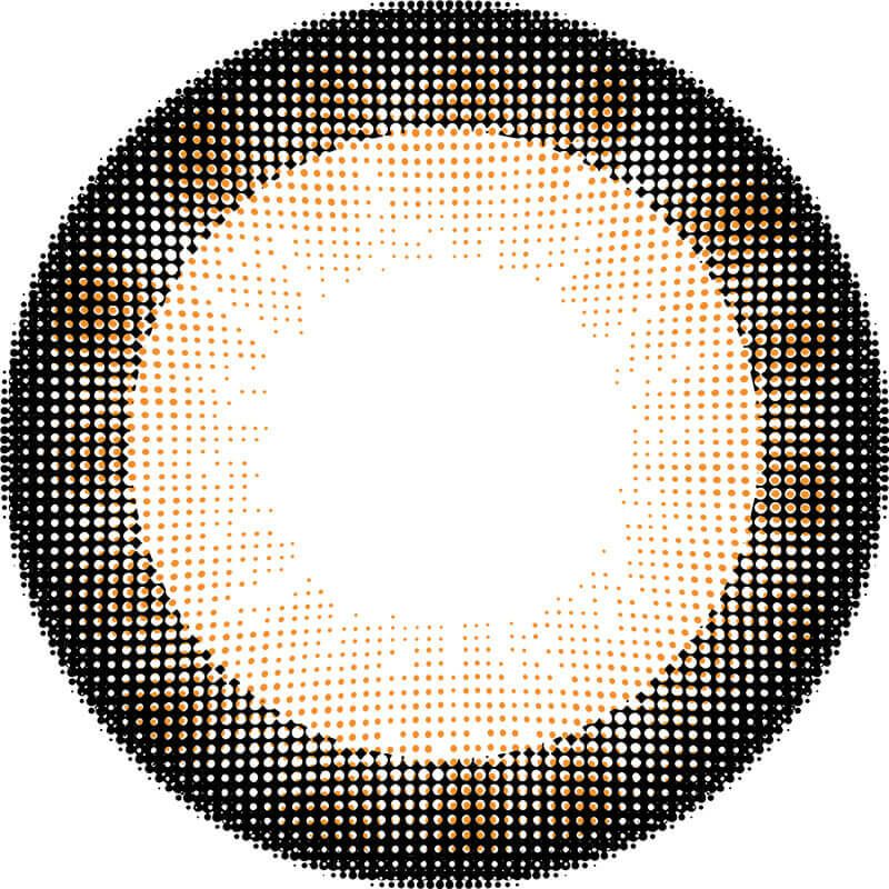 No3ブラウン-レンズ画像-シークレットキャンディーマジックワンデー