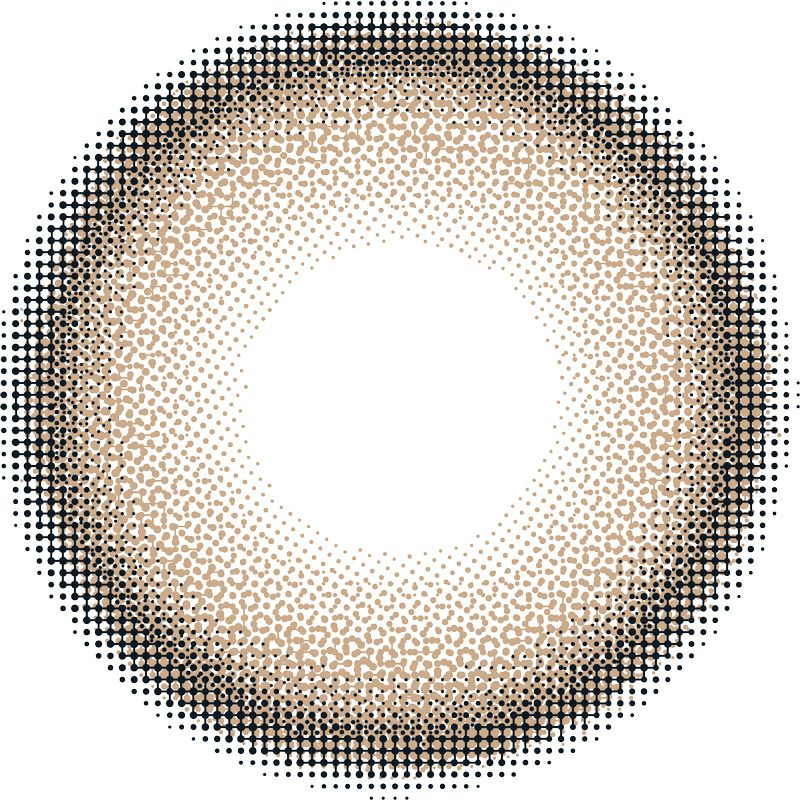 ラテベージュ-レンズ画像-シークレットキャンディーマジックワンデー