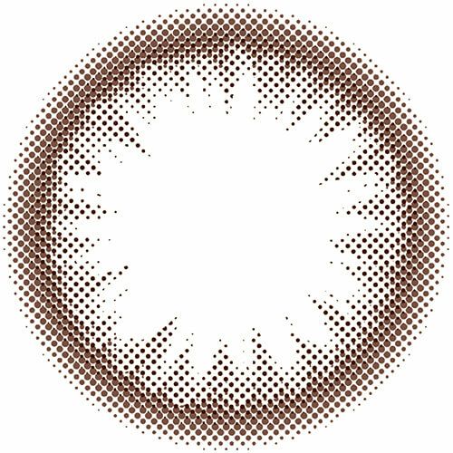 ブラウン-レンズ画像-ルースシフォンZERU 2ウィーク