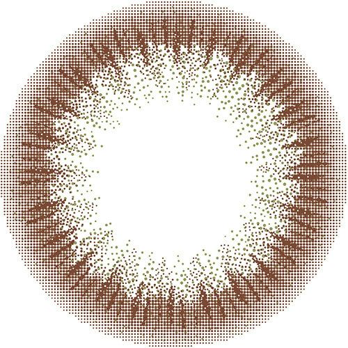 オリーブブラウン-レンズ画像-ルースシフォンZERU 2ウィーク