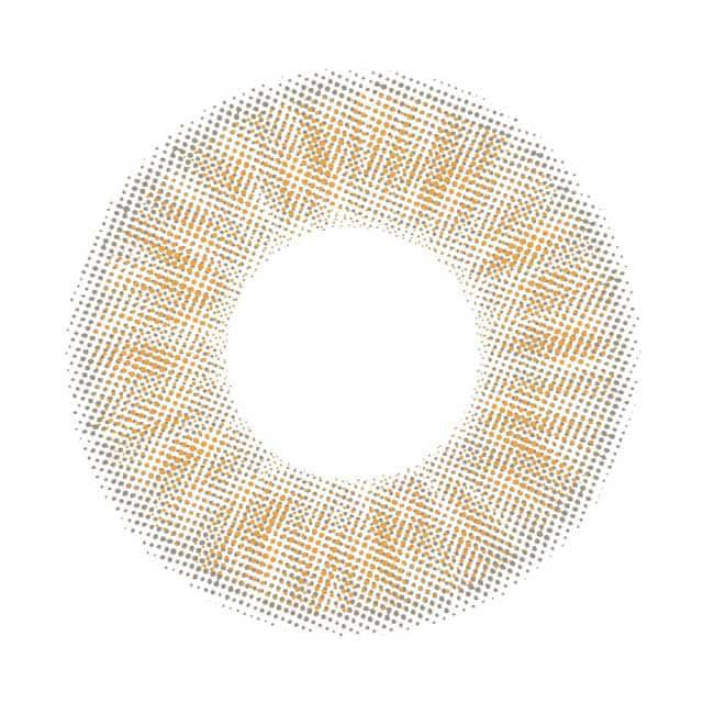 オレンジブラウン-レンズ画像