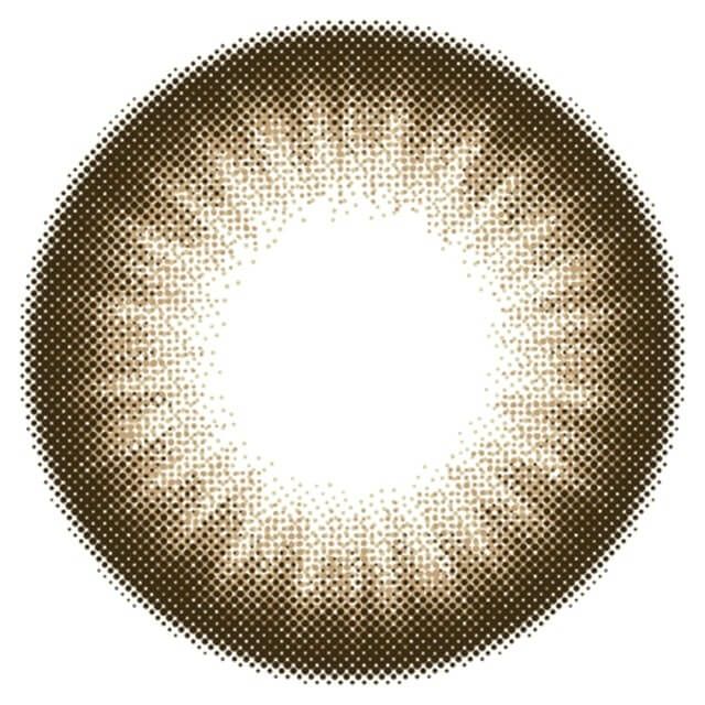 メガナチュラルブラウン-レンズ画像