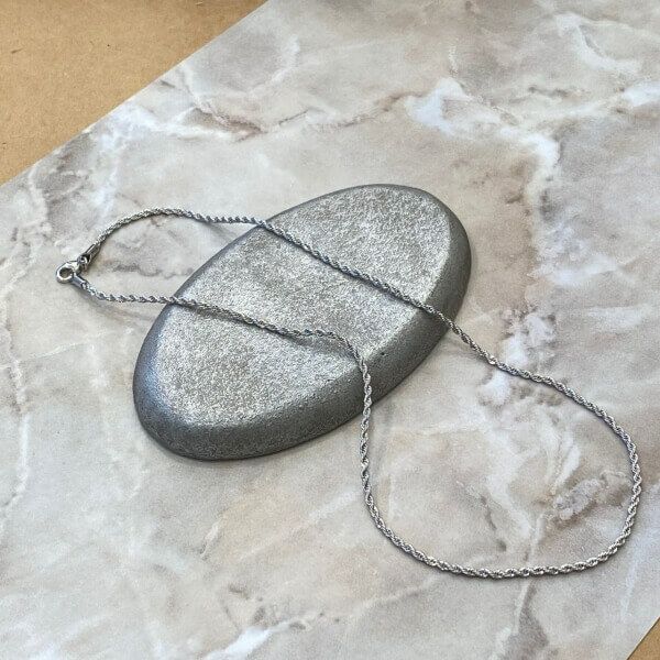 シンプルネックレス （シルバー）