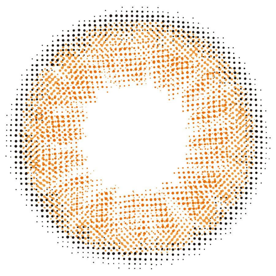 アンバーブラウン-レンズ画像