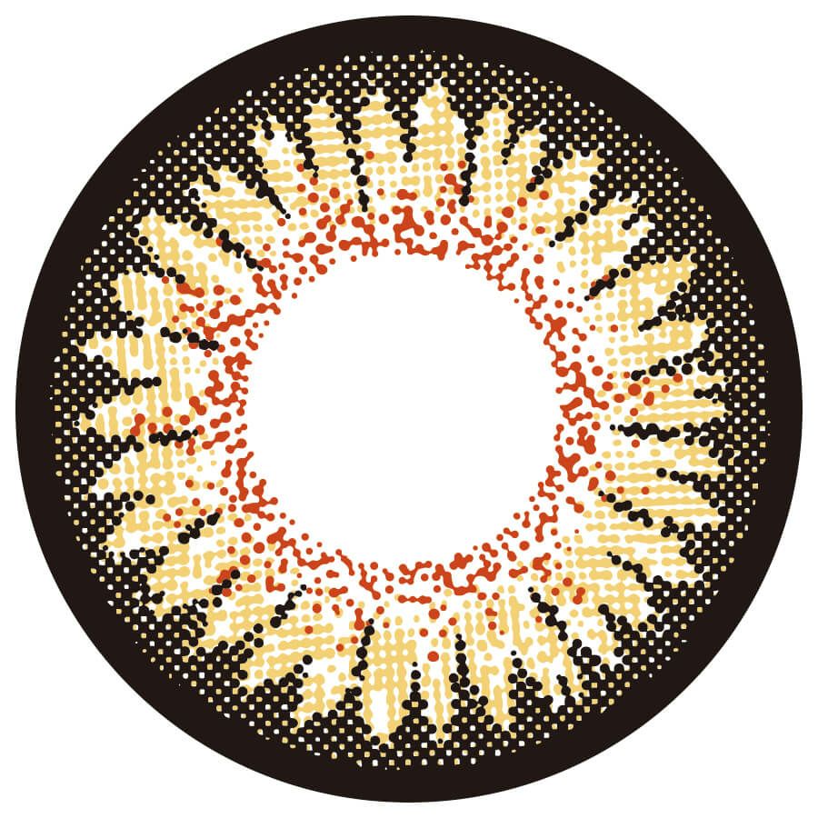 ヘーゼルベージュ-レンズ画像