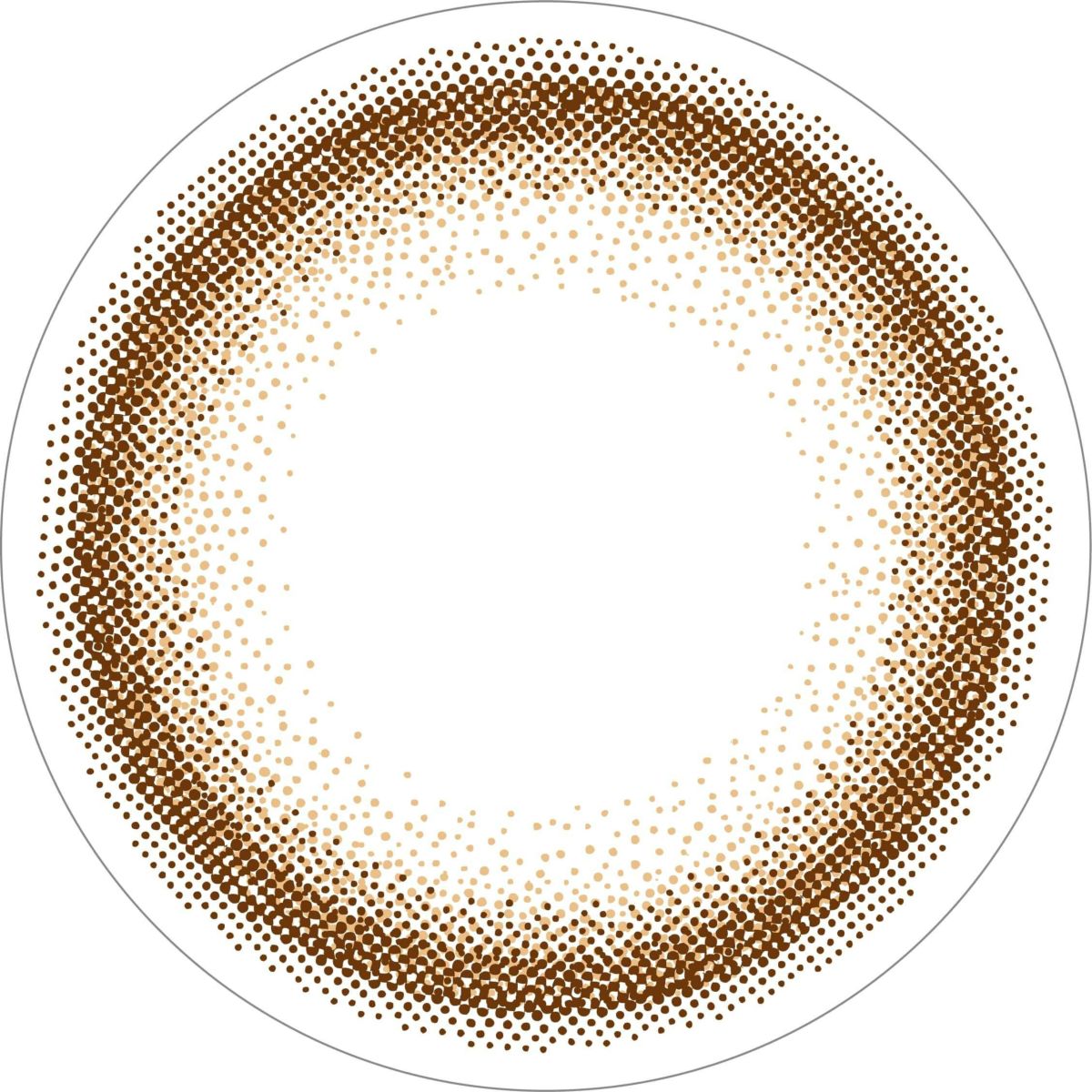 キャラメルブラウン-レンズ画像