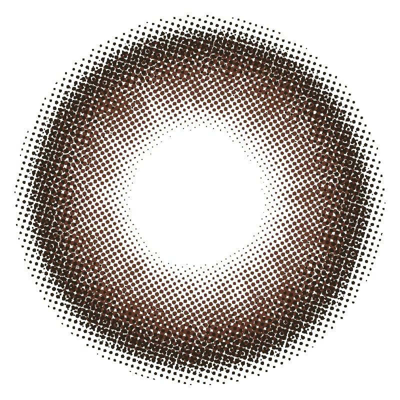 チョコリングブラウン-レンズ画像