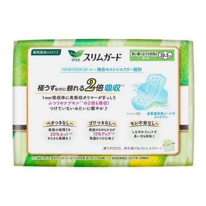 ロリエ スリムガード 多い昼～ふつうの日用 羽つき (20.5cm×28枚入) 
