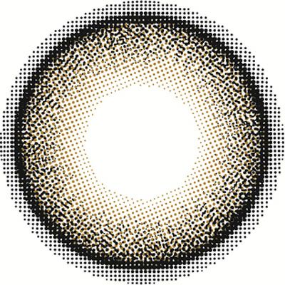 メープルシフォン-レンズ画像-【くりっとフチ】フランミー(FLANMY) 10枚入-佐々木希イメージモデル-ワンデーカラコン
