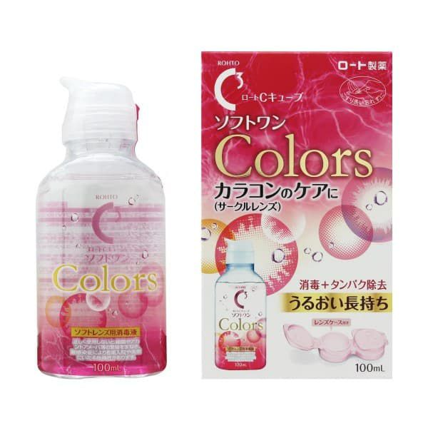 カラコンOK】ロート Cキューブ ソフトワン カラーズ（コンタクト