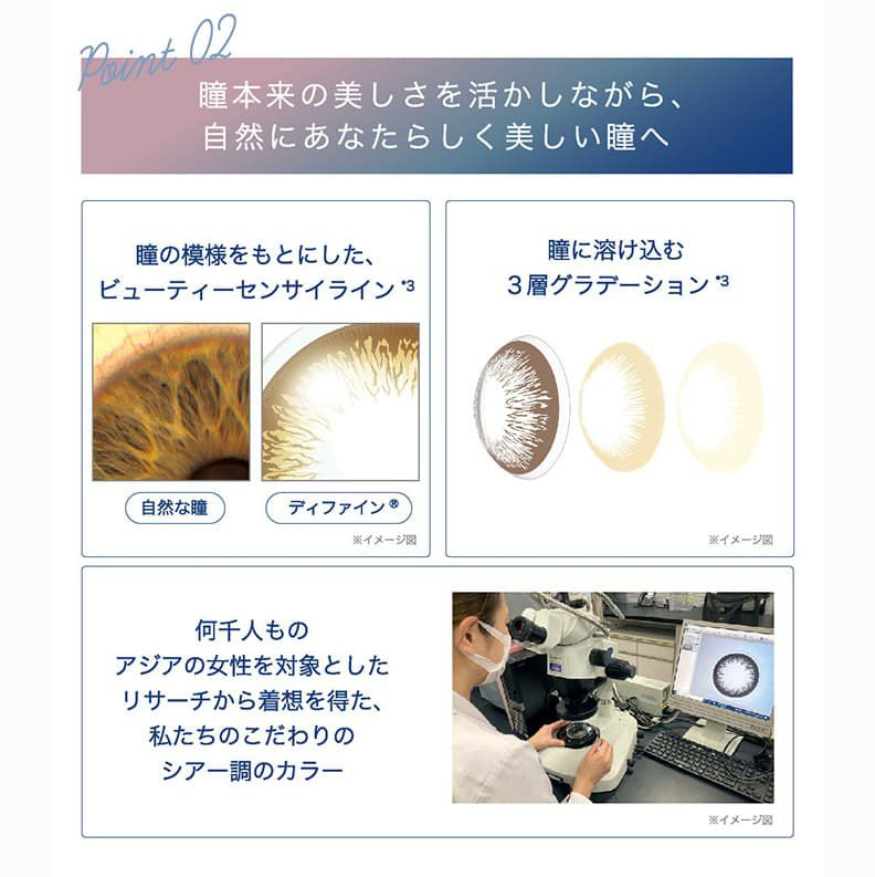ンデーアキュビューディファインモイストフレッシュシリーズ(フレッシュグレーゼル）