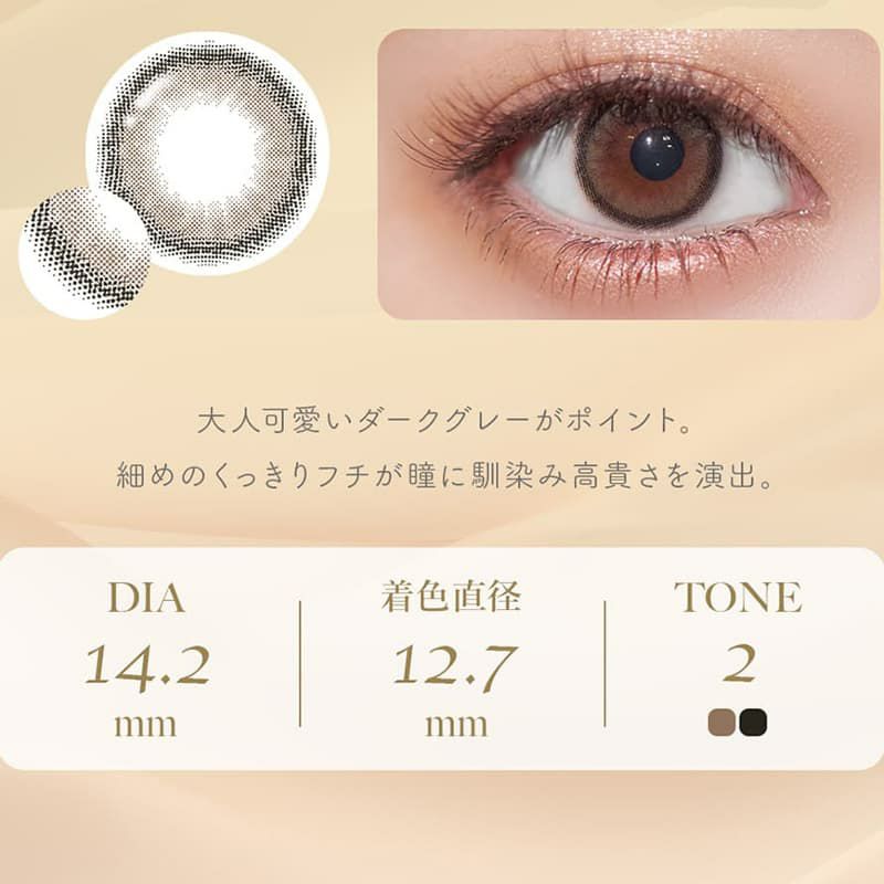  Ferenne(フェレーヌ)　10枚入 (シャルムグレー) 