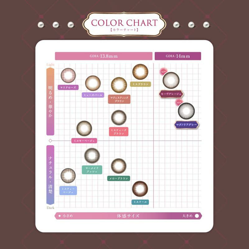 マジェット（Majette）10枚入[ミスティークブラウン] 