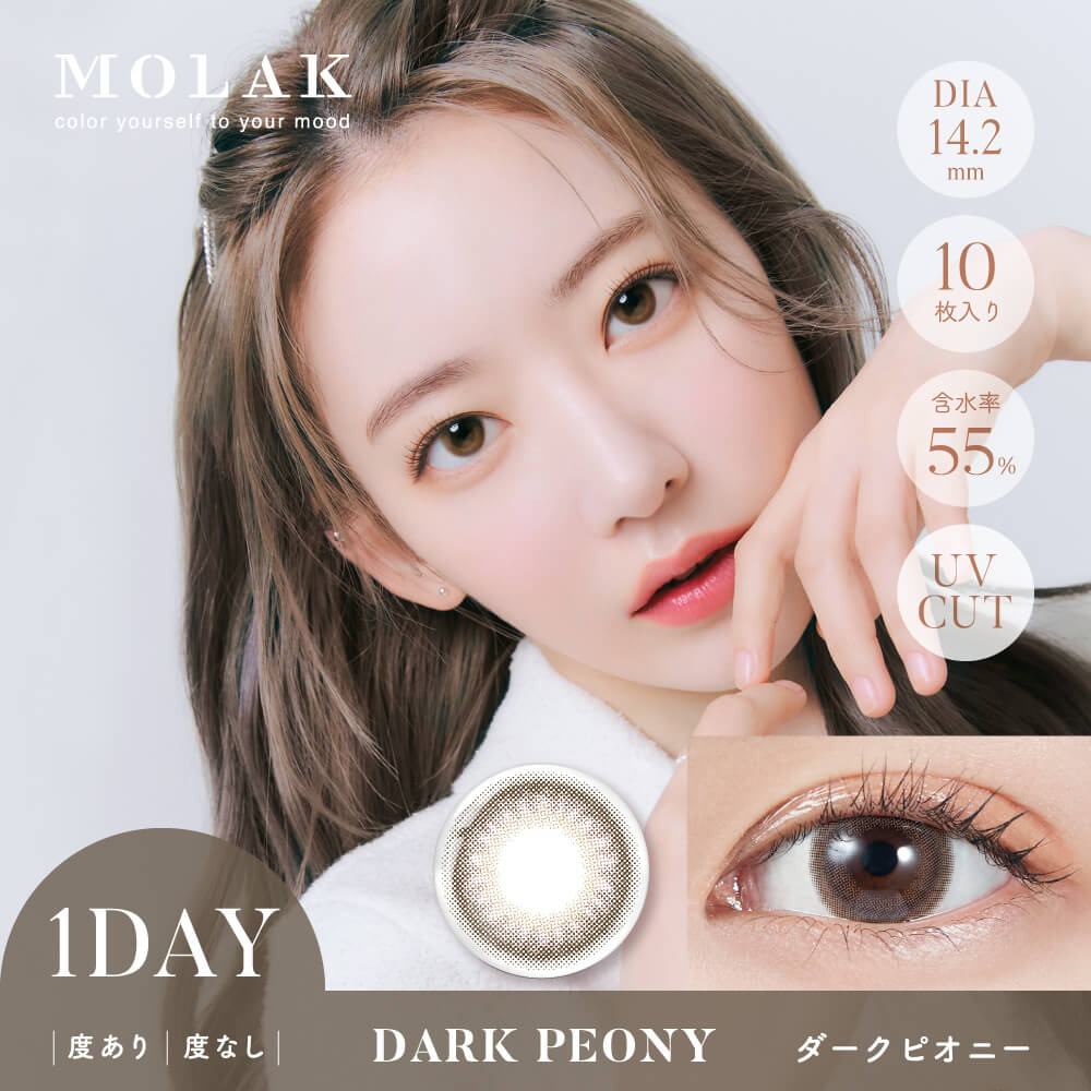 MOLAK1DAY(モラクワンデー)10枚入[ダークピオニー]