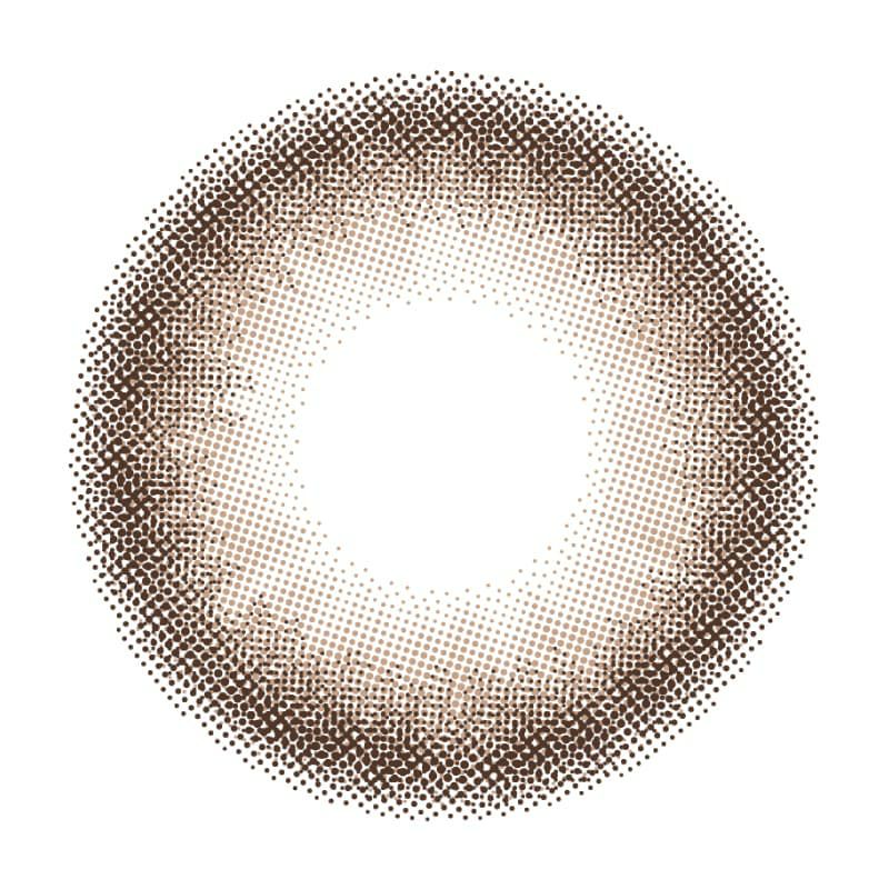 ゾッコンブラウン-レンズ画像-トリコニナル10枚入-KYOKA-ワンデーカラコン