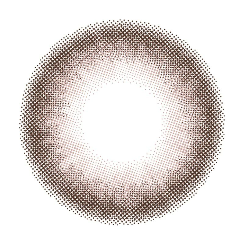 メロメロブラウン-レンズ画像-トリコニナル10枚入-KYOKA-ワンデーカラコン