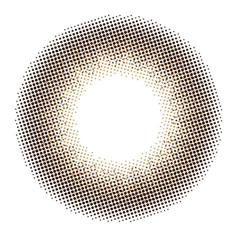 涙目ブラウン-レンズ画像-トリコニナル10枚入-KYOKA-ワンデーカラコン