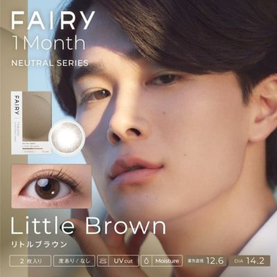 フェアリーワンマンス(FAIRY 1month) 2枚入[リトルブラウン] 