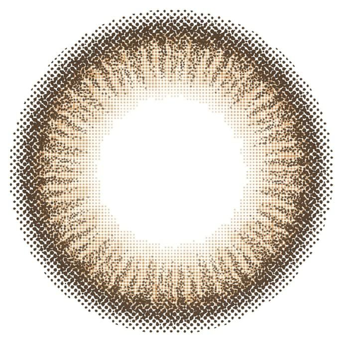 アプリコットブラウン-レンズ画像