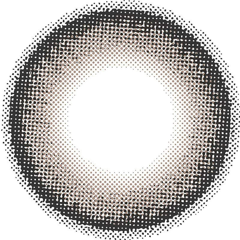  シャルトン ワンデー(charton 1day)[コーヒーブラウニー] レンズ画像