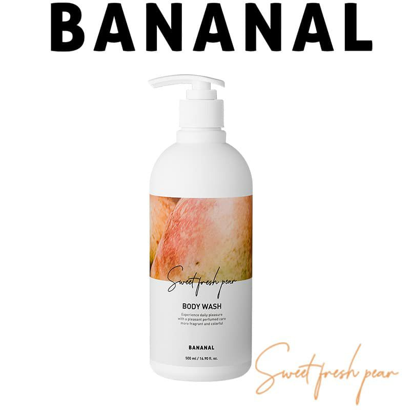 【バナナル(BANANAL)】パフュームドボディウォッシュ500ml [スウィートフレッシュペア] 