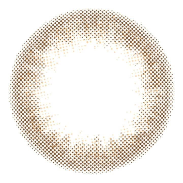ルミアコンフォートワンデーサークル(Lumia comfort CIRCLE 1day)10枚入[パフブラウン] 