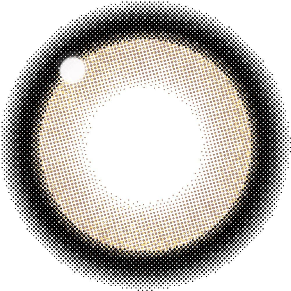 ラメブラウン-レンズ画像-シークレットキャンディーマジックワンデー