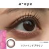 ドラマティックグレー-スタッフ装用画像-ワンデーリフレアエーアイ(1-DAY Refrear a-eye)10枚入 