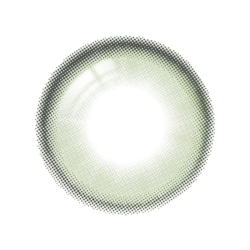 サヴェージグリーンレンズ画像-ワンデーリフレアエーアイ(1-DAY Refrear a-eye)10枚入[サヴェージグリーン] 