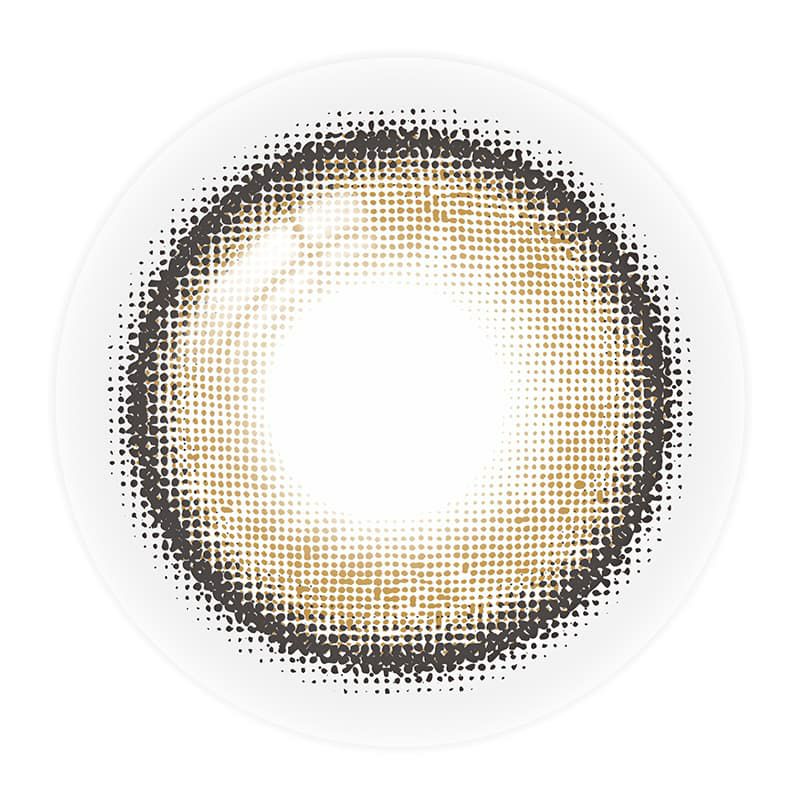 ガーリッシュベージュレンズ画像-ワンデーリフレアエーアイ(1-DAY Refrear a-eye)10枚入[ガーリッシュベージュ] 