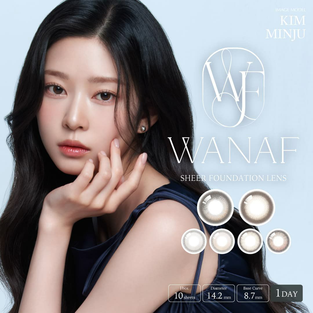 ワナフ(WANAF)10枚入-キムミンジュ-ミンジュカラコン-韓国カラコン