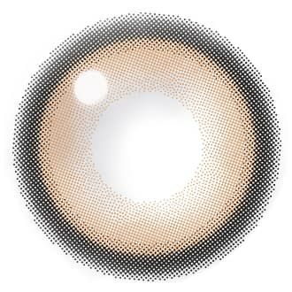 メロブラウン-レンズ画像