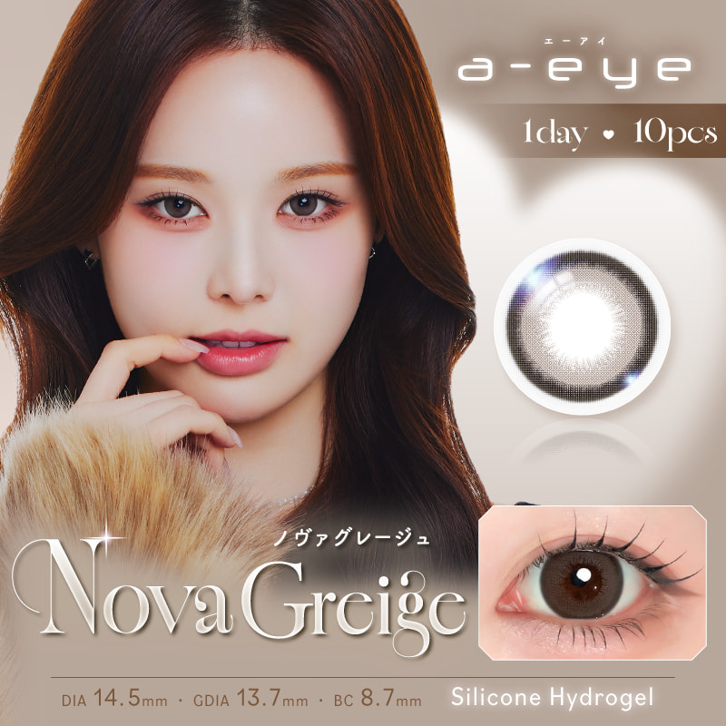 ワンデーリフレアエーアイ(1-DAY Refrear a-eye)10枚入[ノヴァグレージュ] 