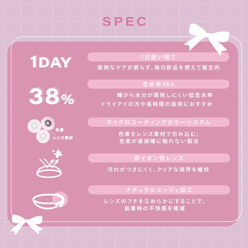  シャルトン ワンデー(charton 1day)10枚入[チュロクレープ ] ブリスターケース変更