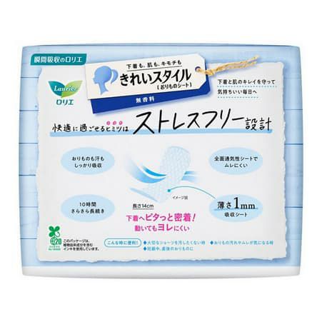 ロリエ きれいスタイル 無香料 パンティライナー 72コ入　 