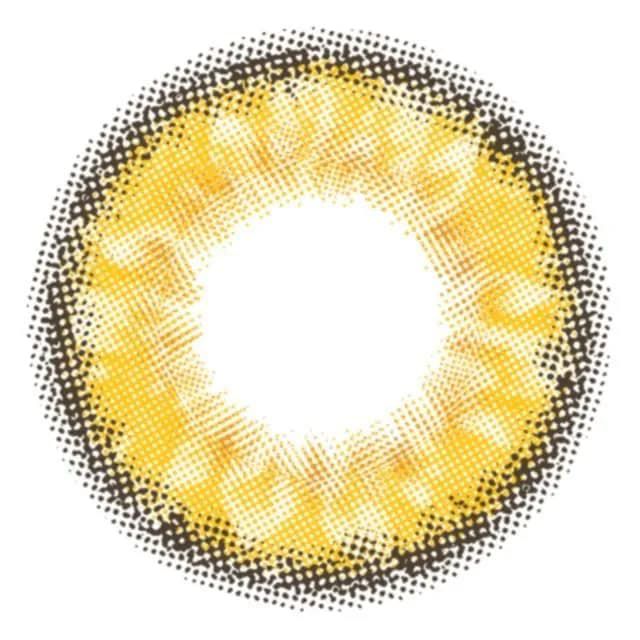 イエロー-レンズ画像-トロンプルイユワンデー(Trompe-l'oel)10枚入 -コスプレカラコン-高発色カラコン-コスプレレンズ